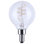4 Watt G16.5 LED Reminiscent Flex Gray Coil Filament E12 3000K 120 Volt
