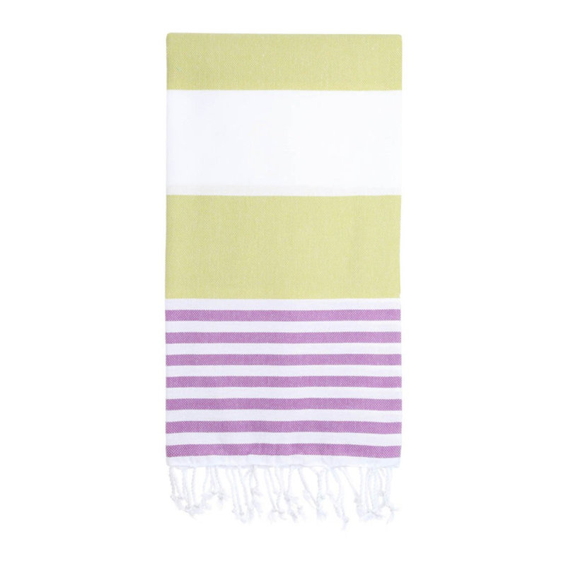 Serviette de plage Mahika, Orchidée clair olive