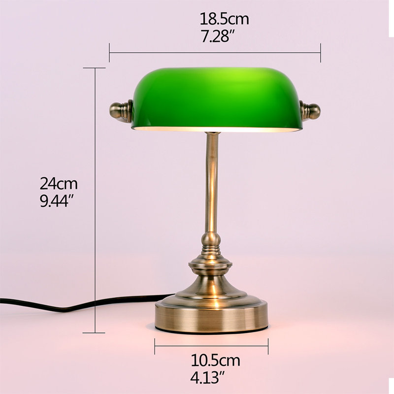 Metal Bankers Lamp