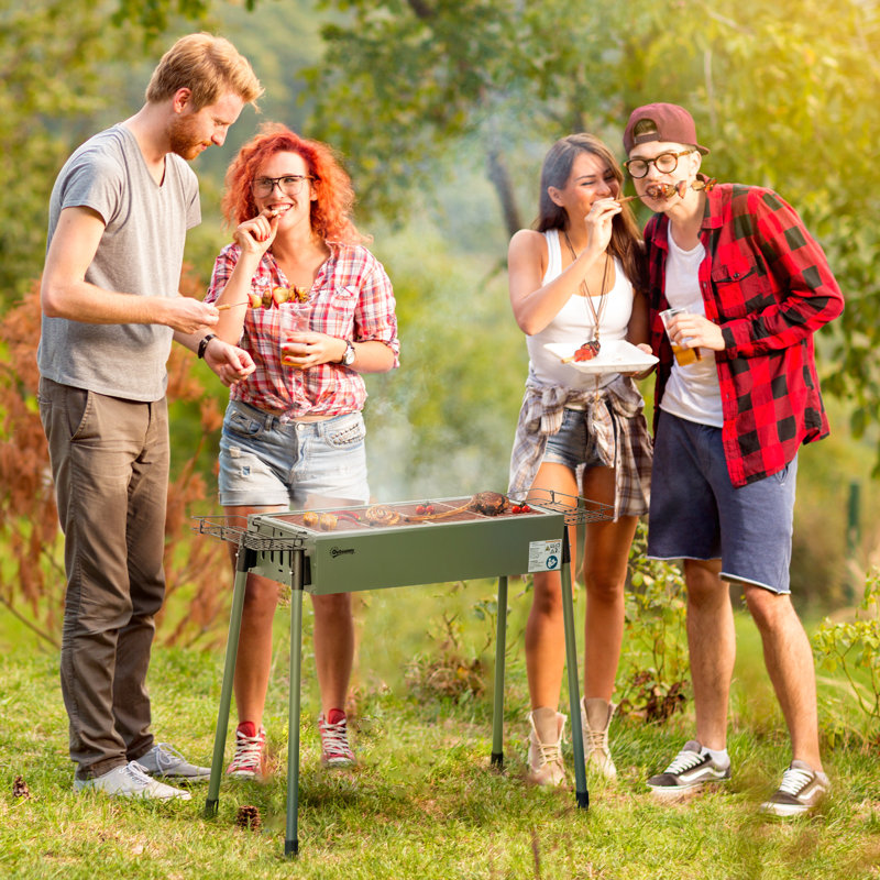 Dakota Fields 84cm W Portable Charcoal Grill