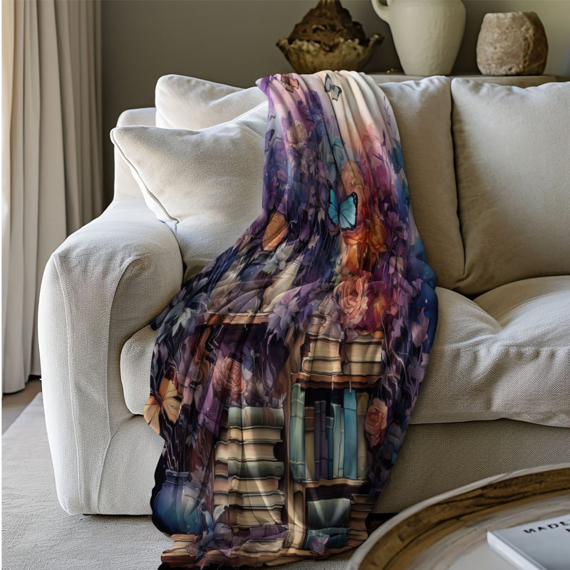  Couverture Playful Library Retreat, L 50 po x L 60 po
