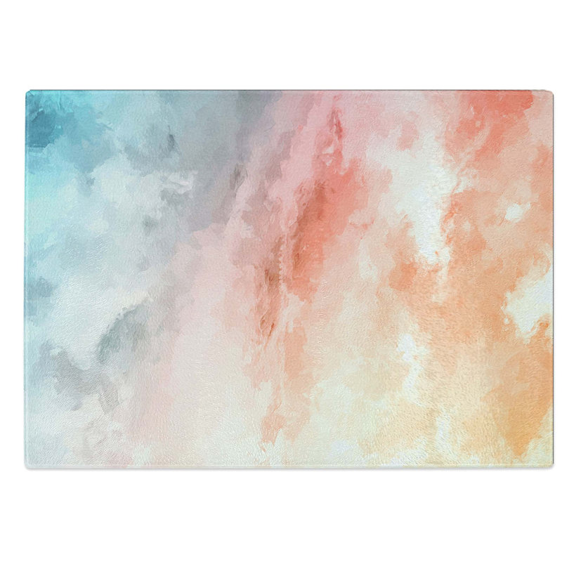 Glass inspiration From The Clouds in Abstract Chopping Board, 28.5 cm W x 20 cm L