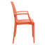 Fauteuil de patio empilable sans assemblage Mace - Chaise de salle à manger moderne en tissu toutes saisons imperméable et robuste-124128377-39726254