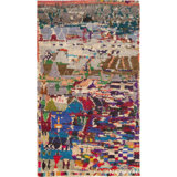 Moroccan One-of-a-Kind Rectangle 4'8" X 7'1" Hand Knotted Area Rug