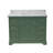 Ronnie 22" D x 35" H Single Bathroom Vanity with Sage Green Cabinet and Carrara Marble Countertop-780645555-771233133