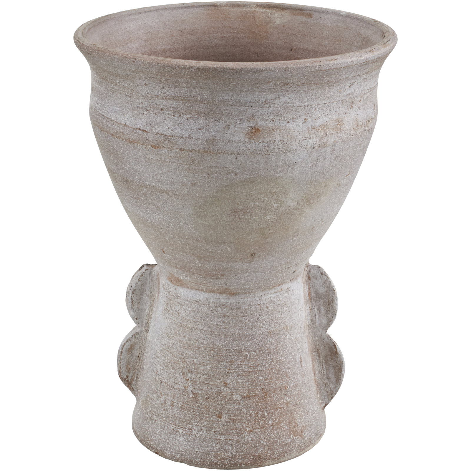 Terracotta Table Vase, Gray