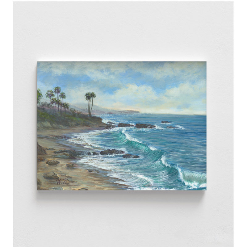 Laguna Beach Morning Light By William Thompson, Waiting Room Decor, Doctor's Office Wall Art, Lobby Waiting Room Decor Idea, Hotel Wall Art