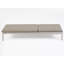 Chaise longue inclinable longue avec coussins 77,50 po Hovie-2035066474