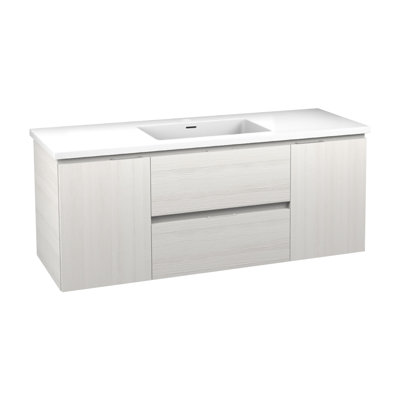 Ensemble de meuble-lavabo mural simple 48 po Conques