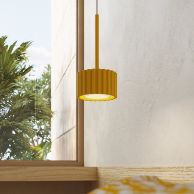 Aura 1 - Light Brushed Nickel Pendant