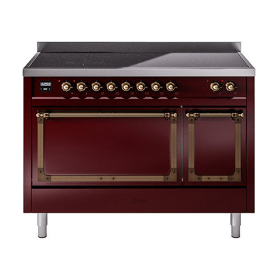 ILVE Nostalgie II Noblesse 48 po à induction avec 6 éléments à induction (porte pleine)