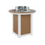 Berlin Gardens Donoma Round Fire Pit Table-380969548-380969547