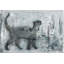 « cat prance », reproduction d’art sur toile tendue-21042630