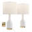 Conyers 24 in. Vintage Adjustable Temperature Ceramic Solid Wood For Bedroom/Living Room Bedside Desk Nightstand Table Lamp With Linen Drum Shade Lantern And USB Port-158781885