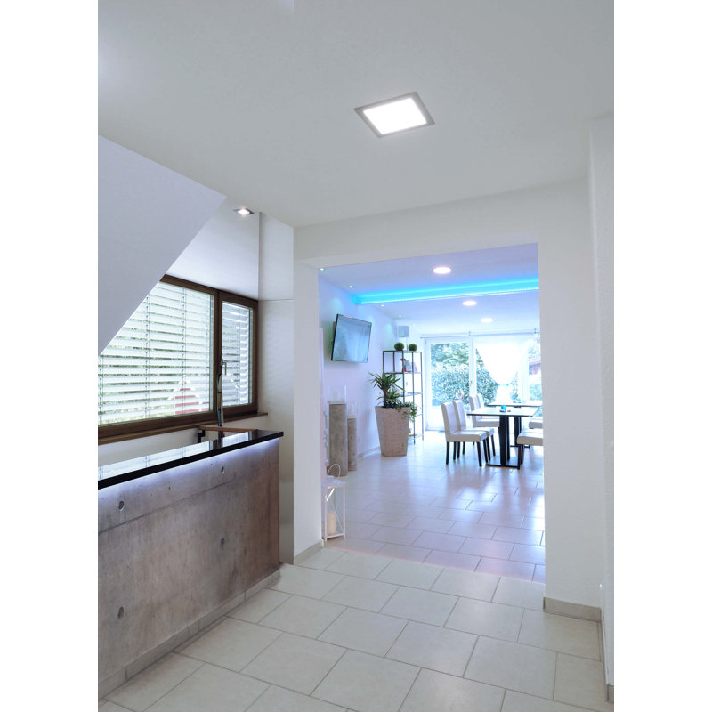 Panel 23.7" LED Recessed Lighting Kit, Light pearl grey, 4000 K