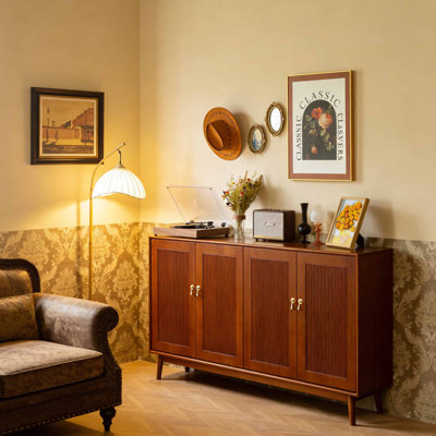 Italian style retro home shoe cabinet