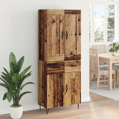  Highboard Artisan Oak 69.5 X 34 X 180 Cm Engineered Wood