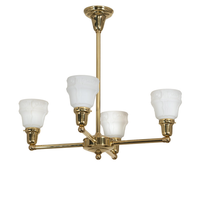 Lustre 4 lumières 28 po