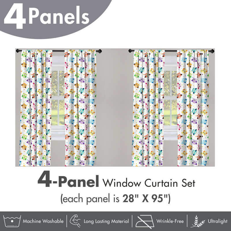 Semi Sheer Curtain, 28" W x 63" L