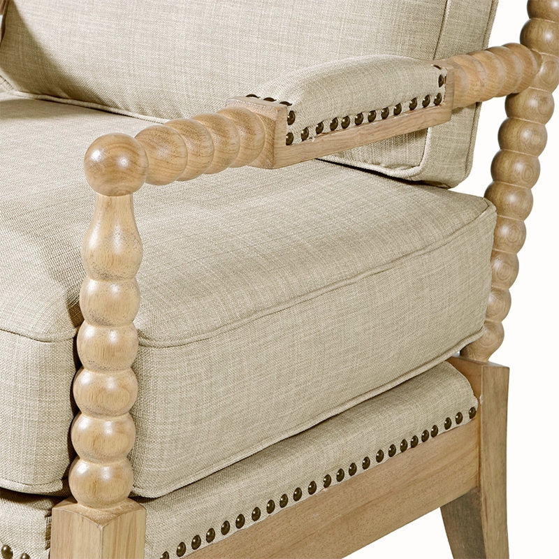 Chaise avec accoudoirs d'appoint