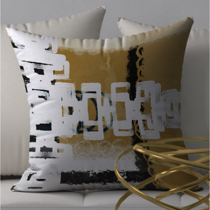 Housse de coussin et insert de coussin carré, 18 po x 18 po