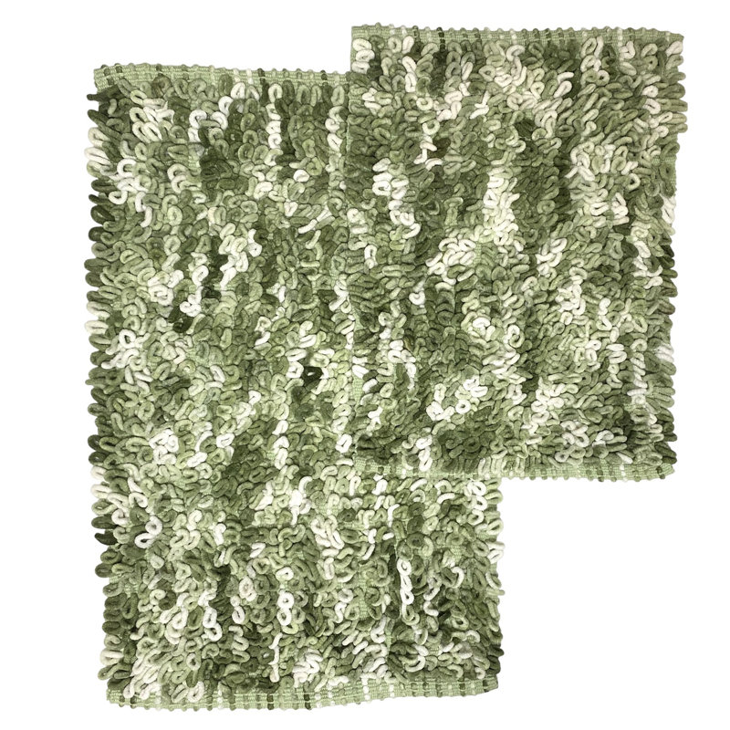 Abbey Noodle 2PC Rug Set-SAG, Green