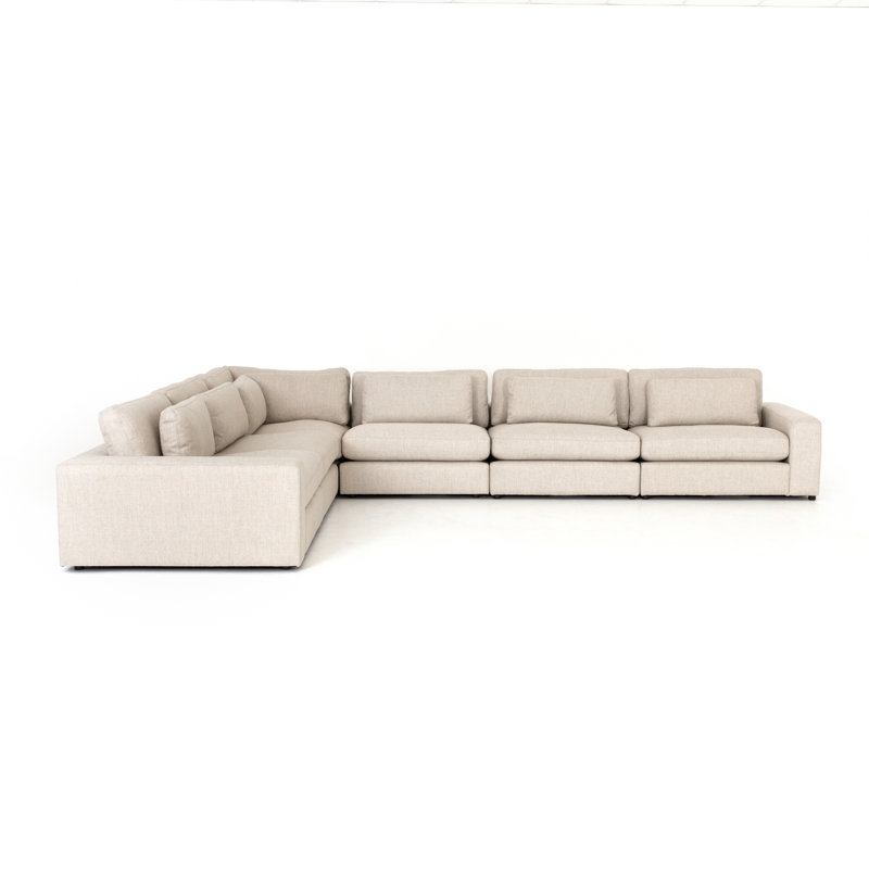 Bloor 5-Piece Sectional, Essence Natural, Left Arm Facing, 33" H x 131" W x 131" D