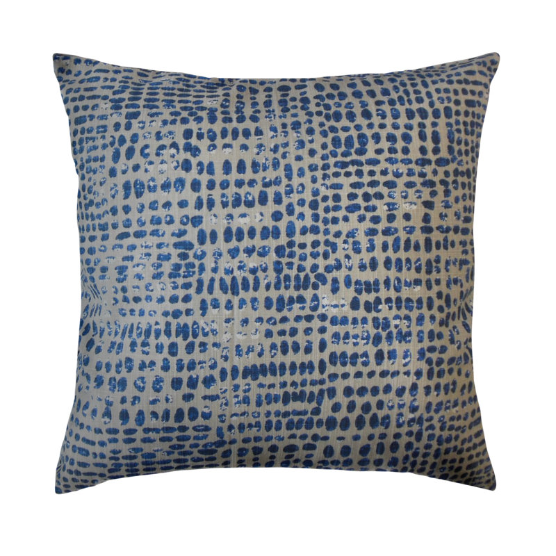 Oreiller en coton Ilyas, Vif, 12 po x 18 po