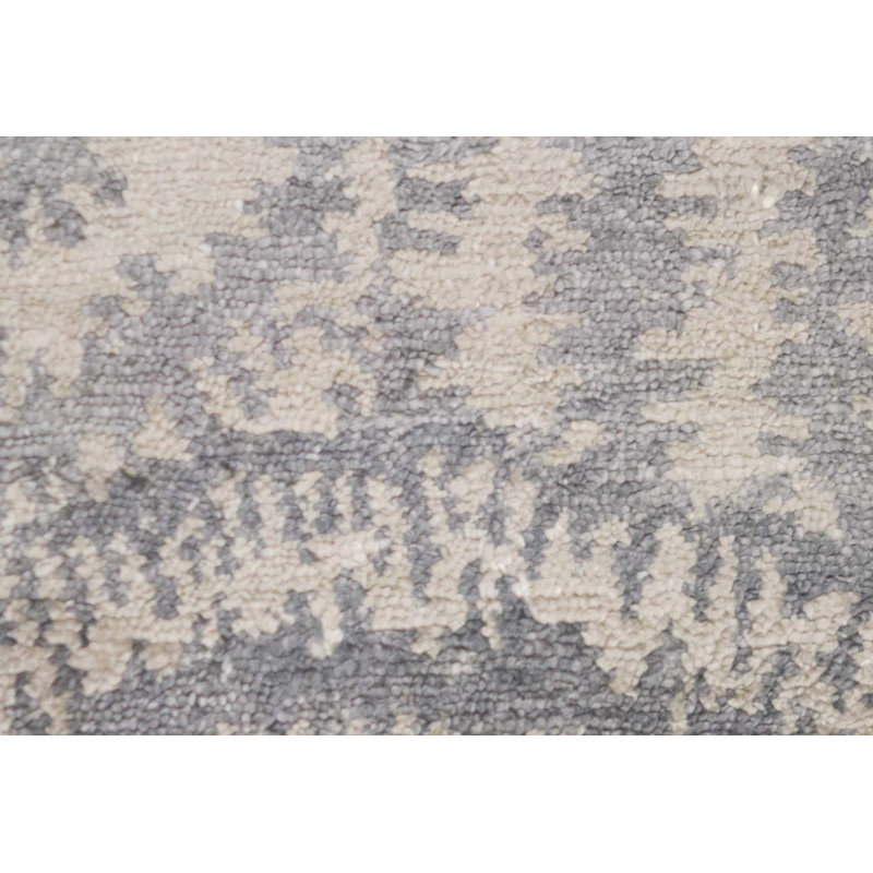 Tapis beige noué à la main de haute qualité