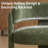 Upholstered Barrel Backrest Loveseat Sofa-734679138