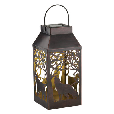 15.5'' Solar Powered Integrated LED Camping Lantern