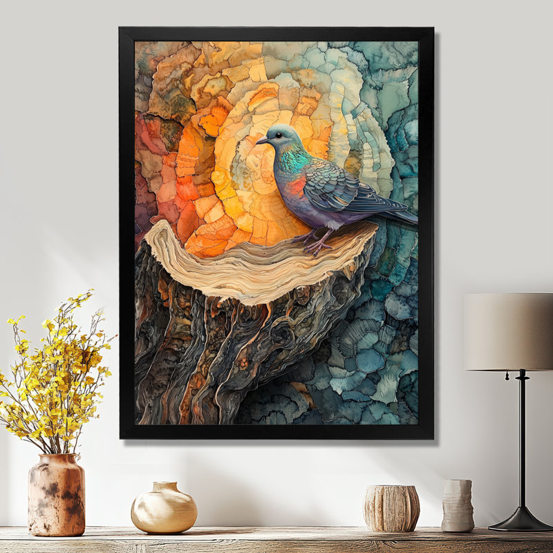 Kratochvil - Animals Wall Art Living Room, Noir, H 20 po x l 12 po, Reproduction encadrée d'une seule photo