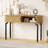 47" Narrow Console Table with Storage, Entryway Table with Drawers and Bottom Shelf, Long Sofa Table for Living Room-870719707