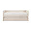 Lit de jour 1pc avec tissu d'ameublement en bois et tissu d'ameublement moderne-118022345