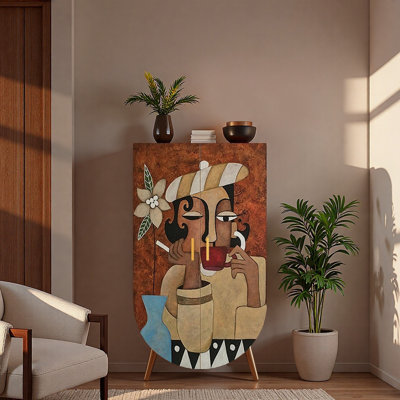 Armoire d'art multifonctionnelle à double porte