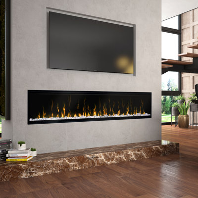 Foyer électrique linéaire encastré Dimplex IgniteXL - technologie de flamme Multi-Fire XD - 1000 pieds carrés