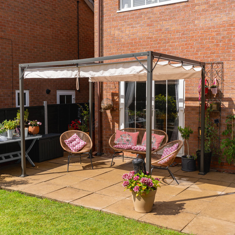 Hoosier 3m x 2.15m Steel Patio Gazebo