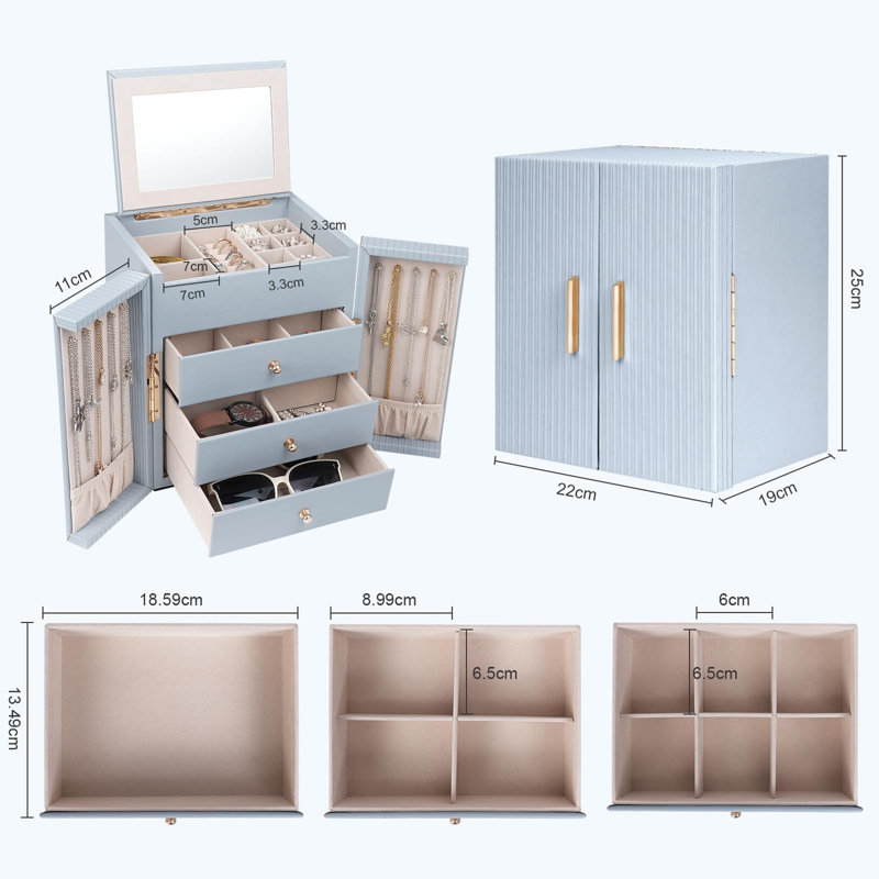 Jewelry Box +, Smoky Blue