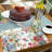 Summer Garden 4 Piece Reversible Placemats