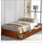 Platform Storage Bed with 3 Drawers-995243899