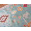 Tapis unique bleu / lavande / orange 8 pi 11 po x 11 pi 11 po