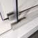46'' - 48'' W x 76'' H Single Added Frameless Shower Door with Clear Glass