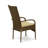 7 Piece Wicker Patio Furniture Set Consist of a Rectangle Outdoor Table with Glass Top and 6 Balcony Backyard Armchair with Cushion, Brown-2064256605