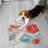 Fabric Roses - 1 Piece Bone Shape Feeding Mat-101634910