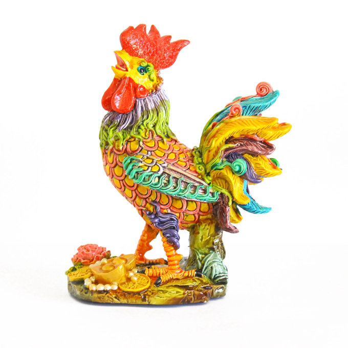 Figurine de coq debout