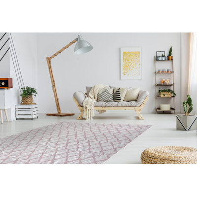 Poremski Trellis Flatweave Area Rug