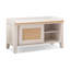 Banc en bois massif blanc