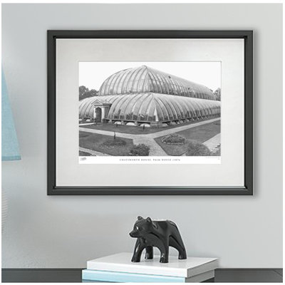 Chatsworth House, Palm House C1876 - Single Picture Frame Print