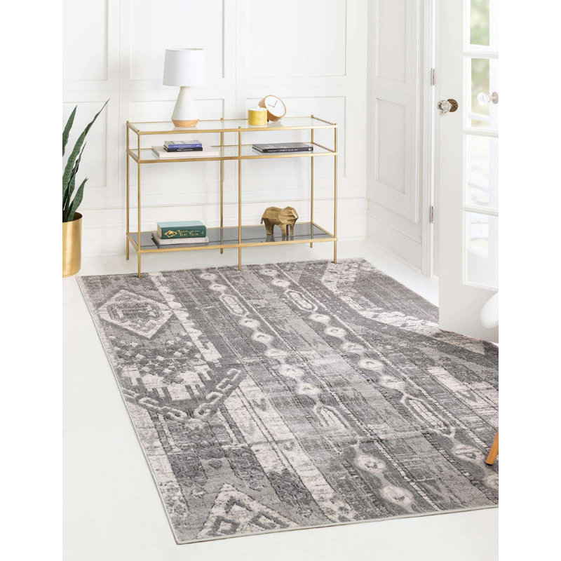 Tapis transitionnel couleur de pierre Wenden, Rectangle 10 pi x 13 pi