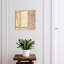 Key cabinet, Opens to the left, 30x30x5, White, Delicate structures of beige sandstone, 